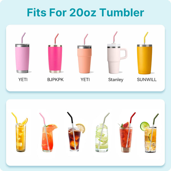 Eco-Friendly Smooth Sipping Straws